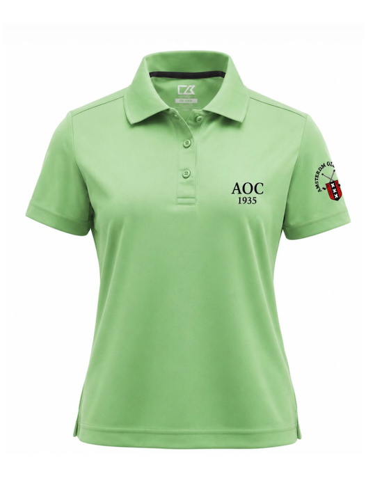 Polo dames licht groen S