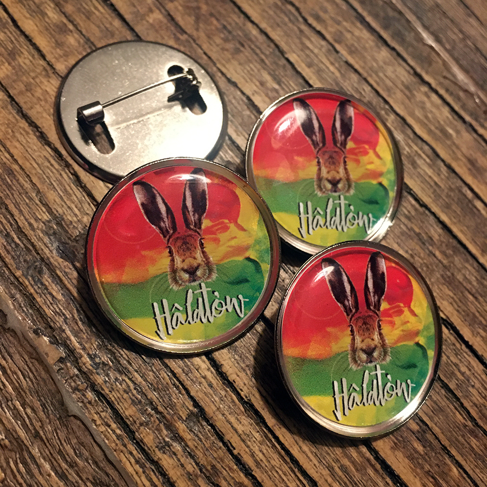 Speldpin 25mm Haldtow met domingsticker